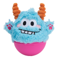 Blue Little Monster Plush Tumbler Squeaker Dog Toy – Self-Righting Interactive Toy