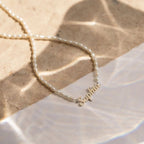 Custom Pearl Name Necklace