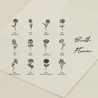 Personalized Flower Name Necklace