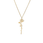Personalized Flower Name Necklace