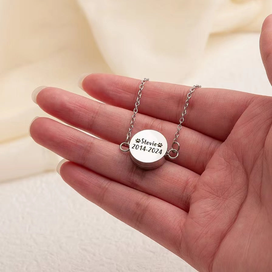 Pet Hair Memory Locket Bracelet