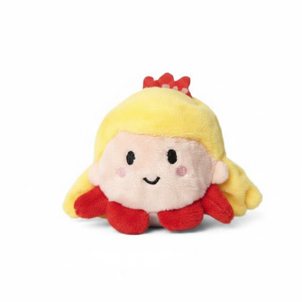 QMonster Princess Fairy Tale Plush Squeaker Dog Toy