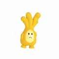 QMonster Ginger Squeaker Natural Latex Dog Toy