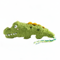 Plush Crocodile Squeaker Rope Dog Toy