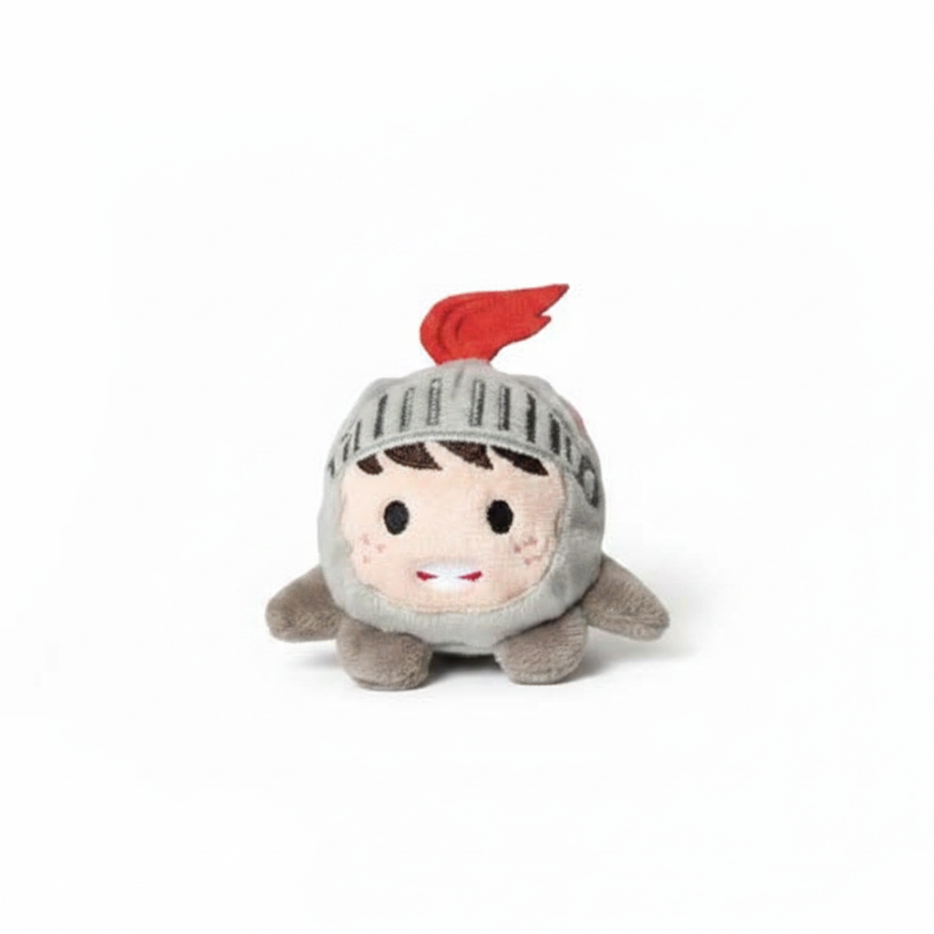 QMonster Warrior Fairy Tale Plush Squeaker Dog Toy