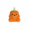 QMonster Pumpkin Kung Fu Squeaker Rubber Dog Toy