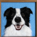 Wool Felt Portrait - Close Up
